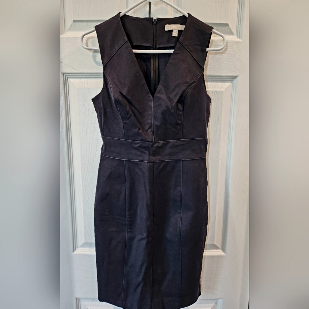 Navy blue Banana Republic sheath dress